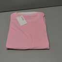 REORIA Women's Oversized Y2K Long Sleeve T-Shirt Crewneck Fall Casual Tee Basic Workout Top Trendy Clothes 2025(Pink X-Large)
