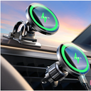 LISEN 15W MagSafe Car Mount Charger,Travel MagSafe Charger,Wireless Car Charger,Magnetic Phone Holder for Car,Phone Holders for Your Car Accessories for Women Men Jeep Ford for iPhone 1712,Samsung