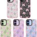 Bouvardia for iPhone 17 Case, Cute Girly Design for Women, Protective & Aesthetic, Bows & Flowers - Chamomiles
