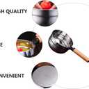 Yardwe Stainless Steel Water Ladle with Long Handle 13.18 Inch Kitchen Scoop for Soup and Water Serving Household Cooking Utensil