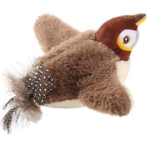 Chirping Bird Cat Toy - Interactive Flapping Bird Cat Toy for Indoor Cats, Simulated Rechargeable Flappy Sparrow with Catnip Pouch