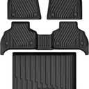 AUTOSAVER88 Floor Mats & Cargo Liner Fit for BMW X5 2025 2024-2019 (Only for 5 Passenger), Custom Fit TPE All Weather Floor Liners and Trunk Mat, 1st & 2nd Row Mat Car Mats Set Accessories, Black