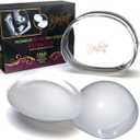 Uplift Secret Silicone Bra Inserts - Clear Gel Push Up Breast Pads - Bra Padding Bust Enhancer (M)