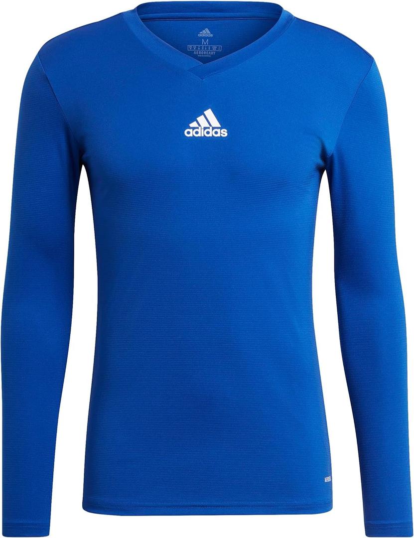 adidas Men's Team Base T-Shirt (Blue, L)