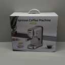 Espresso Machine 20 Bar, Compact Espresso Maker, Stainless Steel Professional Expresso Coffee Machines with Steam Milk Frother & 34oz Removable Water Tank for Home & Office, Latte, Cappuccino, Silver