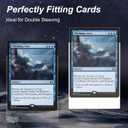 400 Pack Card Sleeves, 200 Matte White Trading Card Sleeve and 200 Inner Sleeves Ideal for Double-Sleeving, Fit for MTG, TCG and Game Cards