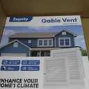 18" x 18" Paintable Gable Vent, Enhance Attic & Shed Ventilation, Durable Aluminum Design with Screen, Stylish Home Improvement - Vent Opening: 16" x 16"