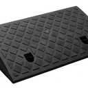 Curb Ramp Portable Lightweight Heavy Duty Plastic Threshold Ramp for Driveway, Loading Dock, Sidewalk, Car, Scooter, Bike, Motorcycle (4.25" 1PCS)