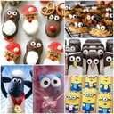 6 x Christmas Candy Eyeballs Eyes Cake Cupcake Toppers Cookie Decorations Sweet Edible Candy For Christmas Cake Cupcakes Decoration (Cute)
