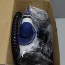 Steam Cleaner, Pressurized Handheld Multi-Surface Natural Steam Cleaner with 12 PCS Accessories & Safety Lock, 350ML Large Capacity, Steamer for Car, Home, Upholstery, Kitchen, Window, Grime, Grease (Blue and White)