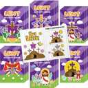 Easter Lent Activity Books for Kids - 24Pcs Christian Lent Mini DIY Games Coloring Book Set Bulk Mazes Word Search Word Scramble Games for Sunday School Classroom Easter Spring Holiday Party Favors