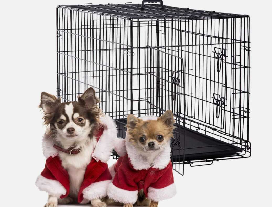 30 Inch Dog Crates for Large Dogs Folding Mental Wire Crates Dog Kennels