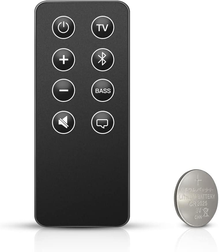 6 x Remote Control Replacement for Bose Solo Soundbar Series II and TV Speaker Remote,Compatible with Bose Solo 5 10 15 Series II TV Sound System 732522 410376 418775 431974 845194 740928-1120 838309-1100