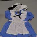 Baby Toddler Girl Dress with Bloomer Short Halloween Movie Costume with Diaper Cover (12-18 Months, Blue)