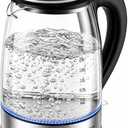 MEGAWISE Electric Kettle 1.8L, High Power Fast Boiling Hot Water Boiler, Auto Shut-Off, BPA-Free Food-Grade Material, Tea Kettle for Kitchen Home Office Coffee Tea