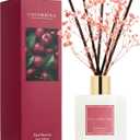 COCORRNA Reed Diffuser - Red Berries 6.7 fl oz Reed Diffuser with Sticks, Home Bedrrom Bathroom Shelf Decor