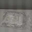 FIRJOY Lazy Susan Turntable for Refrigerator, Square Turntable Organizer for Fridge Cabinet, Pantry, Countertop (15.3" x 11.1" Rectangle 1 Pack - Clear)