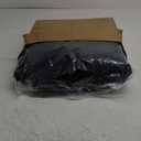 Ghouse Ultra Soft Faux Rabbit Fur Rug, Machine Washable Area Rugs for Bedroom Fluffy Rugs for Living Room, no-Shedding Carpet Sheepskin Rug Black 2x3 Feet