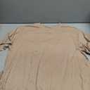 PRETTYGARDEN Women 2 Piece Lounge Set 2026 Summer Casual Oversized Shirts Biker Shorts Matching Airport Travel Outfit Clothes (Beige, S)