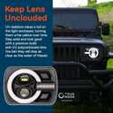 TRUE MODS 5x7 7x6 Inch H6054 Black LED Headlights H4 Sealed Beam Replacement Lamp for Jeep Wrangler YJ Cherokee XJ [DOT Approved] Ford Econoline Chevy Express GMC Savana TOYOTA Pickup Nissan D21 Dodge