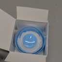 Storage Body Powder Container, Large 3.5" Fluffy Body After-Bath Powder Case, Baby Care Face/Body Villus Powder Puff Box, Makeup Cosmetic Talcum Powder Container with Hand Holder (Blue)