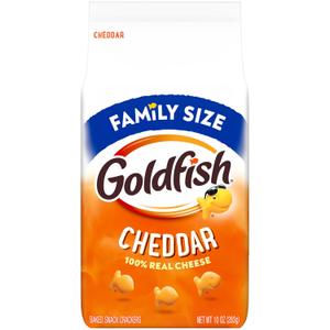 4 x Goldfish Cheddar Cheese Crackers, 10 Oz Bag (EXP 05/24/26)