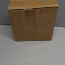 Seematn 6 Pcs Christmas Stockings with 6 Pcs Stocking Holders Set 20 Inch White Faux Fur Xmas Stockings Embroidered Snowflake Xmas Stocking Large Family Holiday Fireplace Hanging Decor (Silver,Cute)