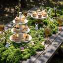 Wonderland Tea Party Decoration 47 x 12.6 Inches Artificial Dried Moss Table Runner Enchanted Forest Decorations Fairy Decor for Garden Spring Tea Party Holiday Wedding Dinner Birthday