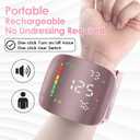 Wrist Blood Pressure Monitors for Home Use with Curved Screen, Rechargeable Bp Machine, One-Button Switch Voice and User, Easy to Use, 5.31-9.25inch Bp Cuff, with Storage Case Bp Monitor
