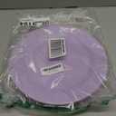11 Inch Dinner Plate Set, Extra Large Pasta Plates, Unbreakable Dishes, Lightweight Wheat Straw Salad Dinnerware, Reusable Fiber Dessert Tableware (Purple)