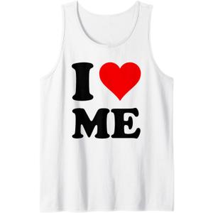 I Love Me Tank Top, Size Small