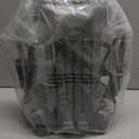 COVAX Rolling Clear Backpack, Heavy Duty See Through Bookbag, Transparent PVC Cold-resistant Backpack with Wheels (Grey)