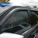 Window Visors Rain Guards for Chevy Tahoe/GMC Yukon 2000-2006, Out-Channel Window Vent Wind Deflectors Visors Shades for 2002-2006 Cadillac Escalade