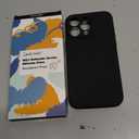 LOVE 3000 Designed for iPhone 15 Pro Max Case, Premium Silicone with [Soft Anti-Scratch Microfiber Lining] Shockproof Protective Phone Case for Men Women Girls 6.7", Black