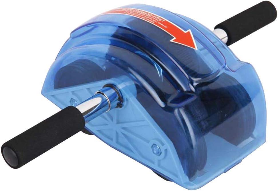 CfoPiryx Ab Roller for Abs Workout Abdominal Exercise Rollers, Abdominal Roller 4 Wheels Muscle Exerciser Fitness Training Rollers, for Men Women Gym Exercise Fitness, Blue