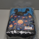 Uni Baby Diaper Bag, Mommy and Baby Stuff Backpack with Fun Prints, Pink and Black (Blue)