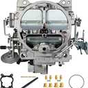 4 Barrel Carburetor Carb For 1901R Rochester Quadrajet 4MV Chevy 1966-1973 - Summit Jegs Divorced Choke 1901-GG 4-BBL, Replace for Corvettes 1975-1979 750 CFM Vacuum Secondary Durable