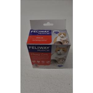 FELIWAY MultiCat Calming Pheromone Diffuser, 30 Day Starter Kit (48 mL) (1.62 Fl Oz (Pack of 1))