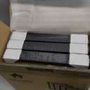 8x10 Shadow Box Picture Frames Set of 4, Wooden Display Cases with Linen Board, Use as 6x8 Frame with Mat or 8x10 Without Mat, 1.0" Interior Depth for Flowers Memorabilia Collectibles, Black