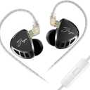 KZ Saga Wired Gaming Earbuds, High-Performance Inner Magnetic Dynamic Driver HiFi Gaming Headphone IEM, Stereo Sound Deep Bass Comfort-Fit Earphones with in-Line Controls Mic