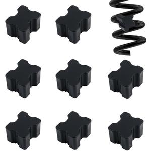 Car Coil Spring Spacers,Heavy Duty Rubber Lift Blocks for Enhancing 1" to 1.5" Spacing Spring Rate,Universal Front&Rear Coil Springs Spacers Car Accessories (8PCS)