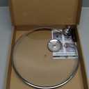 12.1-Inch Glass Lid for Victoria Round 13-Inch Cast Iron Skillet or Pan, Custom Made for Only Victoria Brand, Internal Diameter 12.1-Inch, External Diameter 13 Inch