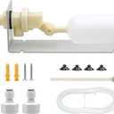 Water Fountain Auto Fill System AutoFill Water Level Kit, 1/4 Inch Tube with Adjustable Arm for Outdoor Fountain Pond Aquariums Aquaculture