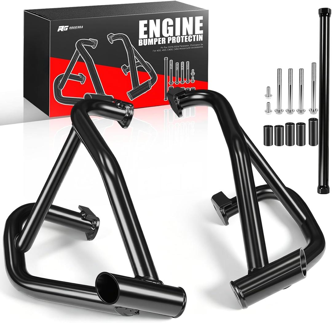 Front Crash Bar Engine Guard for Kawasaki Eliminator 450 500 SE (2023-2025), Steel Motorcycle Frame Protection Bars,Matte Black Finish