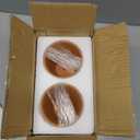 4 Inch Round Terracotta Pots, 6 Pcs Planters Pots with Drainage Holes and Saucer for Indoor Outdoor Gardening, Flower