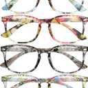 BLS BLUES Reading Glasses for Women for Home, Office & Driving - HD Clear Readers with Blue Light Blocking Protection