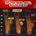 Silent Basketball Size 7 (29.5")  Grooved Airless Indoor Basketball for Quiet Dribbling and Indoor Training, Pro PU High Density Foam Ball  Real Feel Higher Bounce Quieter