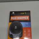 Coffee Mug Warmer - Fastest Heating & Highest Temperature, Coffee Cup Warmer for Desk Auto Shut Off, 4 Temp Settings & 1-12H Timer, Smart Electric Beverage Warmer for Coffee, Tea (Black)