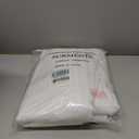 Surmente Pack of 2 White Fitted Tablecloths for 6 Foot Rectangle Tables, White Table Covers for Weddings, Banquets, or Restaurants (72" x 30")