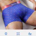 Men's Underwear Boxer Briefs Comfort Soft Breathable Cooling Underpants (L)